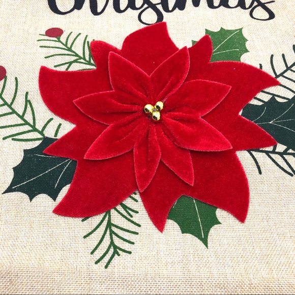 Merry Christmas table runner Cotton 3D patterns - Picture 7 of 9